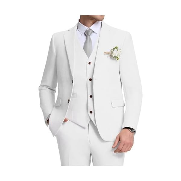 Linen Three-Piece Summer Suit