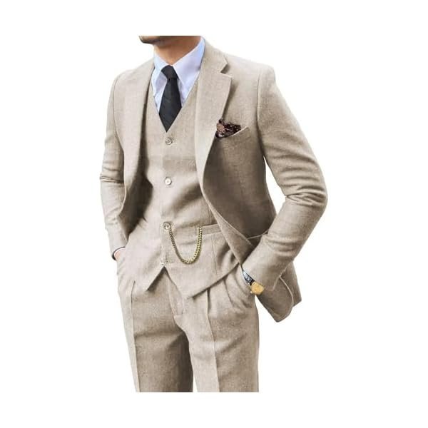 Heritage Herringbone Three-Piece Suit