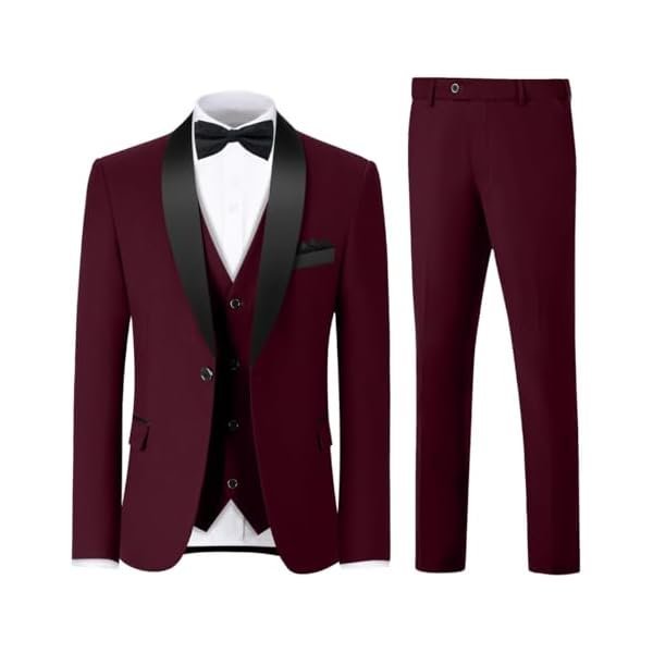 Shawl-Lapel Three-Piece Tuxedo
