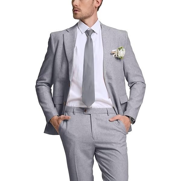 Retro Linen Two-Piece Suit
