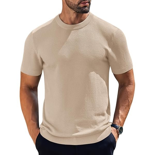 Textured Knit Crewneck Top