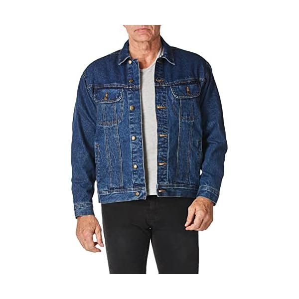 Flannel-Lined Denim Jacket
