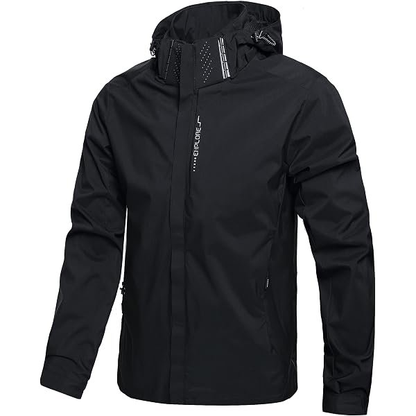Lightweight Hooded Rain Jacket